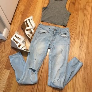 American Eagle Ripped Jeans